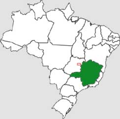 Mapa do Minas Gerais